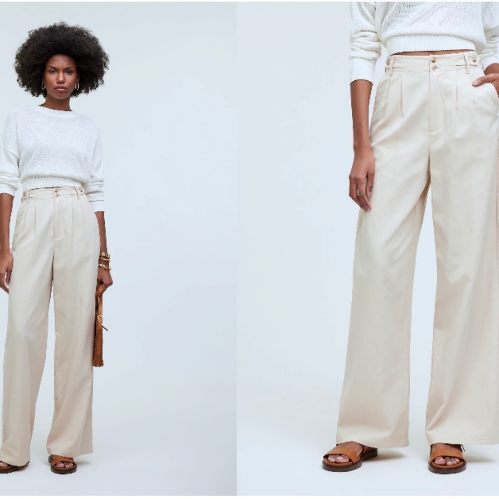 Madewell The Harlow Wide-Leg Pant - Harvest Moon